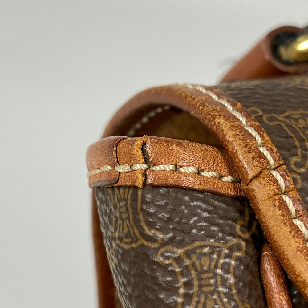 Celine Macadam Diagonal All Over Canvas Shoulder … - image 4